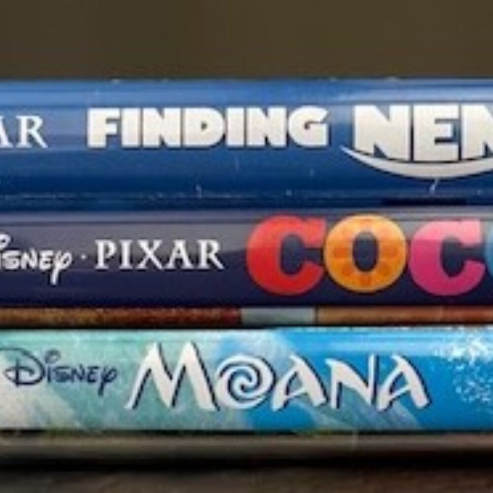 "Coco", "Finding Nemo", "Moana" Blu-Ray DVDs